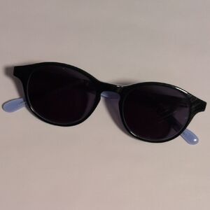 Zenni Blue Prescription Sunglasses with Light‎ Blue Tips
